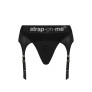 Труси для страпону з підв'язками для панчох Strap-On-Me REBEL HARNESS - L