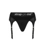 Труси для страпону з підв'язками для панчох Strap-On-Me REBEL HARNESS - S