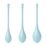 Набор йони бусин Satisfyer Yoni Power 2 Light Blue, диаметр 2-2,5-3см, вес 22-44-73гр