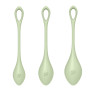 Набор йони бусин Satisfyer Yoni Power 2 Light Green, диаметр 2-2,5-3см, вес 22-44-73гр