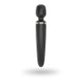 Вибромассажер Satisfyer Wand-er Woman (Black/Gold), водонепроницаемый, мощный, размер XXL