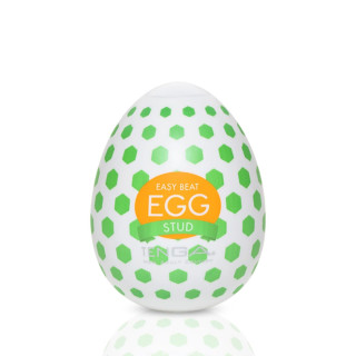 Мастурбатор-яйцо Tenga Egg Stud с шестиугольными выступами