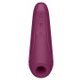 Вакуумный клиторальный стимулятор Satisfyer Curvy 1+ Rose Red с управлением через интернет