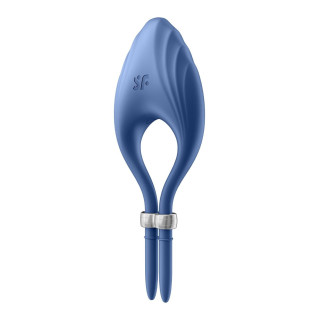 Эрекционное виброкольцо лассо Satisfyer Duelist Blue, 10 режимов, мощный мотор