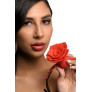 Кляп Master Series Blossom Silicone Rose Gag - Red