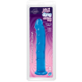 Фаллоимитатор Doc Johnson Jelly Jewels Dong & Suction Cup Blue, диаметр 3,6см, антибактериальный ПВХ