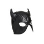 Маска Master Series Dungeon Demon Bondage Mask with Horns - Black