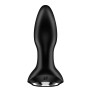 Анальная смарт вибропробка с жемчужным массажем Satisfyer Rotator Plug 2+ Black