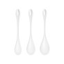 Набір йоні намистин Satisfyer Yoni Power 1 White, діаметр 2-2,5-3см, вага 22-46-74гр