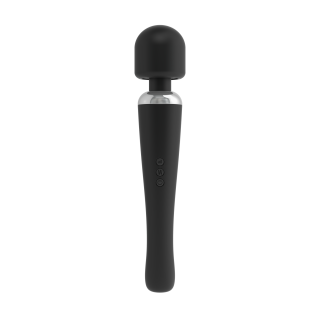 Потужний вібромасажер Dorcel Megawand Black перезаряджуваний, 160 режимів